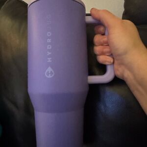 HydroJug Lavender with lime 🍋🟩 straw 40 oz Tumbler